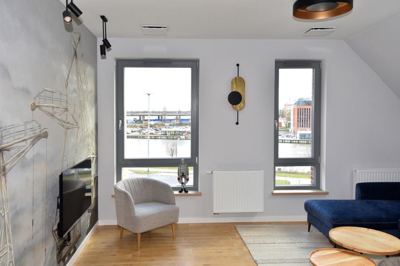River'S Touch Apartament Grand Z Widokiem Na Odre Щецин Екстер'єр фото